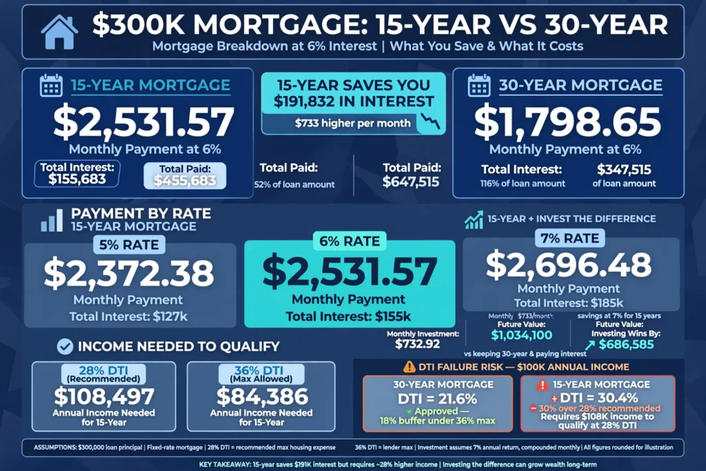 300k Mortgage 15 Years