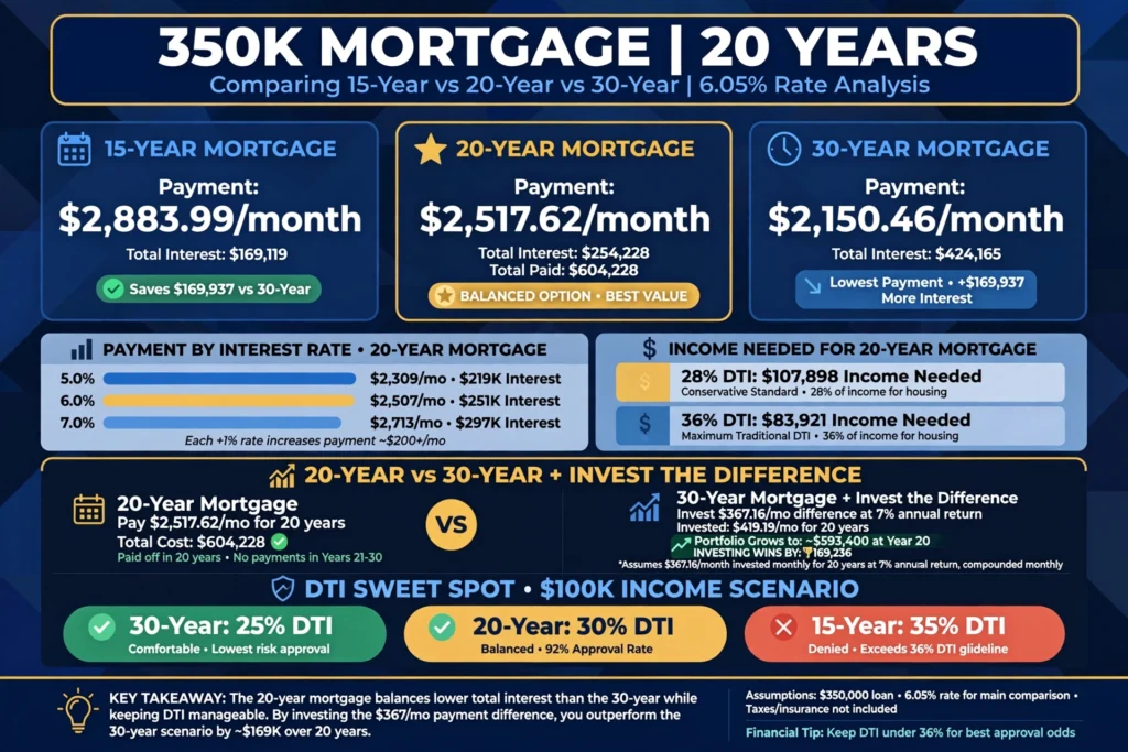 350k Mortgage 20 Years