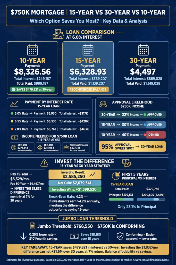 750k Mortgage 15 Years
