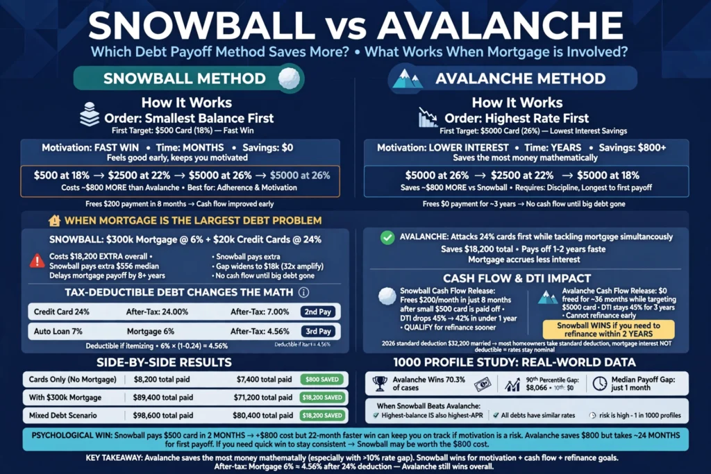Snowball Vs Avalanche Mortgage