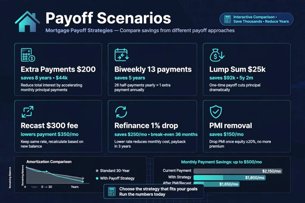 Mortgage Payoff Scenarios