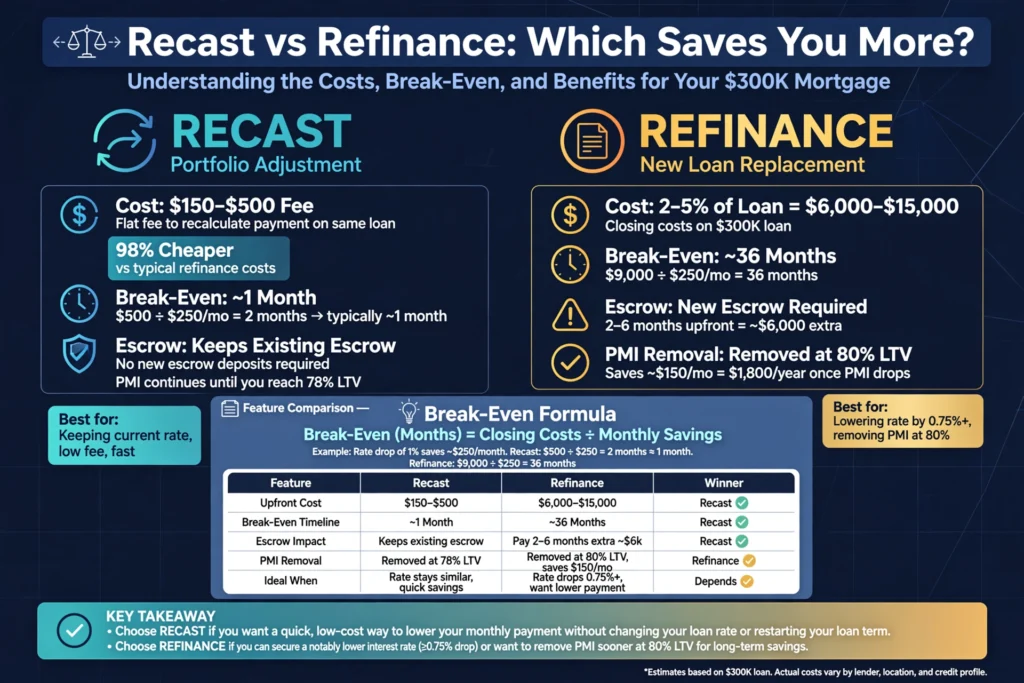Recasting Vs Refinancing